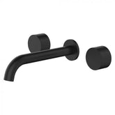 Fienza Kaya Wall Basin / Bath Set - Matte Black